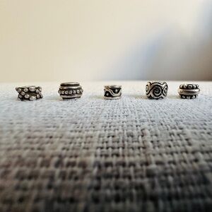 Lot of 5 Vintage Pandora Charms